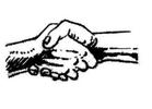 deux mains se serrant la main pour montrer leur accord